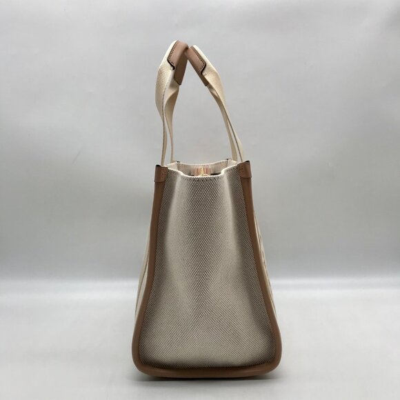 Kate Spade Beige Canvas Kip Convertible Tote Bag - Picture 4 of 11